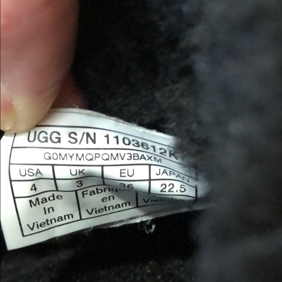 Black Ugg Short Boots - Picture 7 of 7